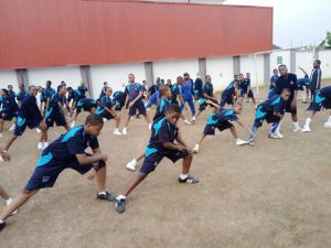 aerobics at SJP2 College Uyo