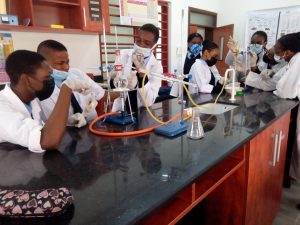 Science practice at SJP2 College Uyo